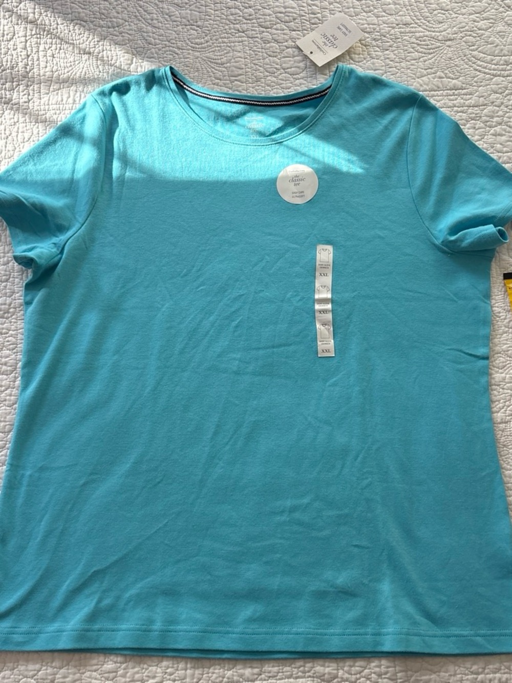 croft & barrow Women's Short-Sleeve Tee in Turquoise